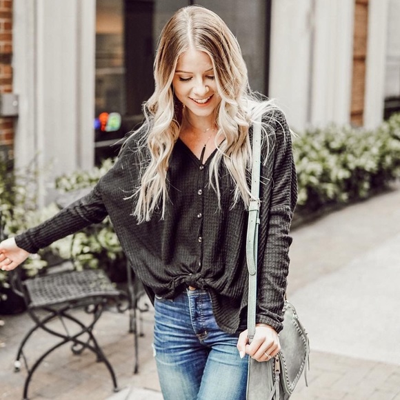 Urban Outfitters Out From Under Button Up Top - Picture 4 of 7